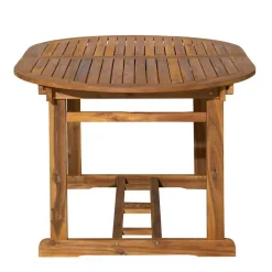 Akazie Gartengruppe mit Tisch oval - Egina (vierteilig)