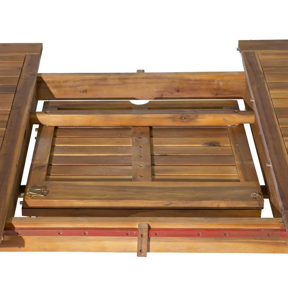 Akazie Gartengruppe mit Tisch oval - Egina (vierteilig)