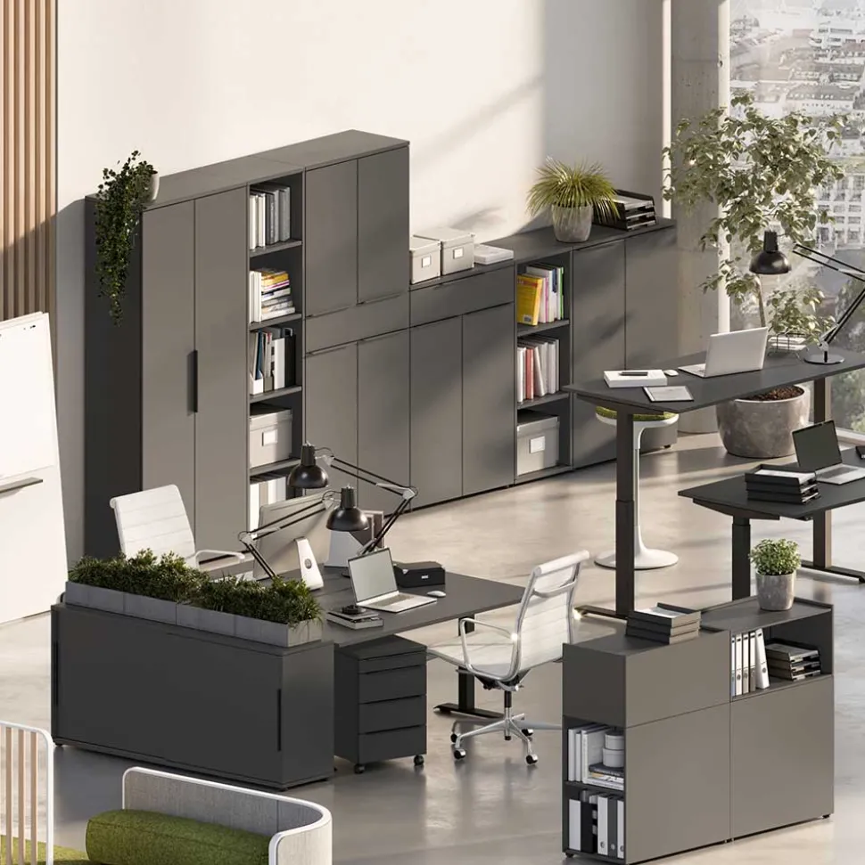 Aktenordnerschrank mit Schiebetüren - Tila