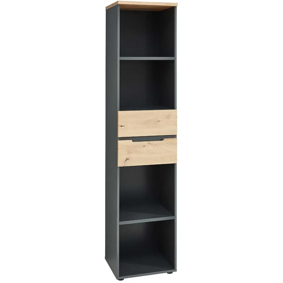 Aktenregal mit vier Fächern & zwei Schubladen - Kuetra