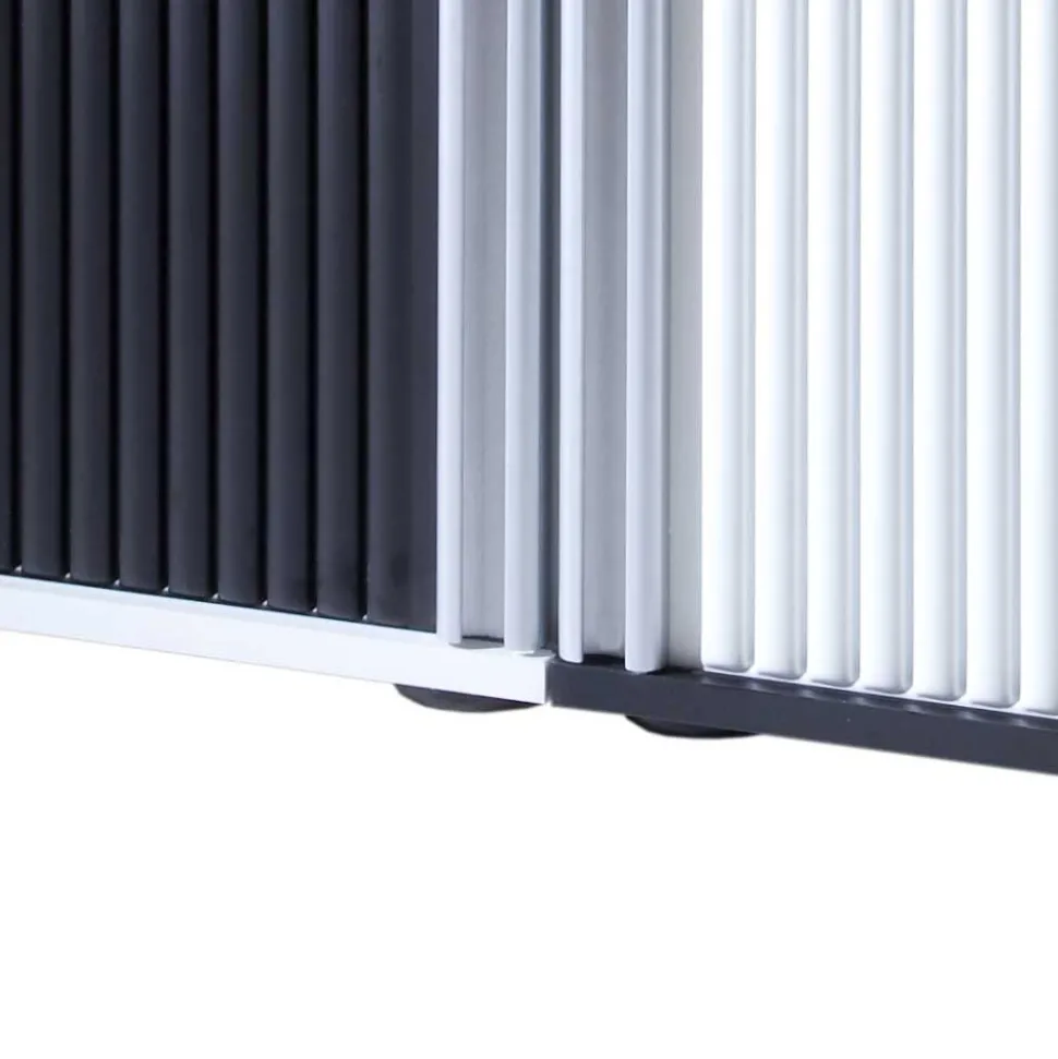 Aktenschrank Mucurapo mit Rolladen (zweiteilig)