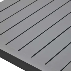 Alu Outdoor Tisch in Dunkelgrau - Lagusta