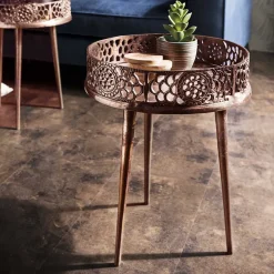 Aluminium Beistelltisch in Kupfer - Aventino