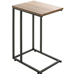 Anstelltisch auf Rollen in Eiche Dekor - Gionno