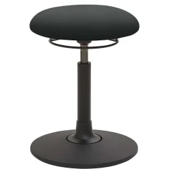 Arbeitshocker für aktives Sitzen in Schwarz - Moorland