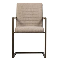 Armlehnen Freischwinger in Beige - Sentata (2er Set)