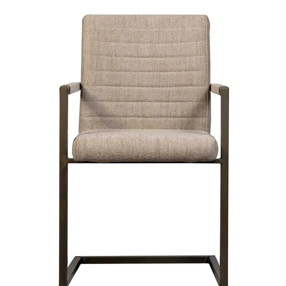 Armlehnen Freischwinger in Beige - Sentata (2er Set)