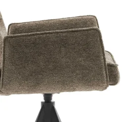 Armlehnen-Barstühle mit Taschenfederkern - Cizio (2er Set)