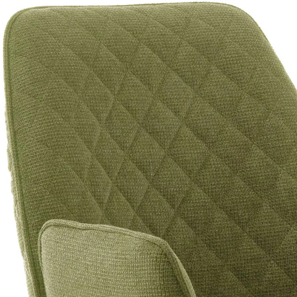 Armlehnenstuhl aus Chenillegewebe - Gomata (2er Set)