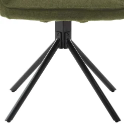 Armlehnenstuhl aus Chenillegewebe - Gomata (2er Set)