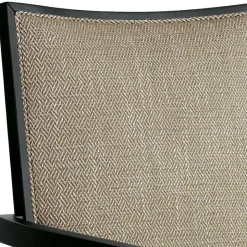 Armlehnenstuhl in Beige und Schwarz - Cadona