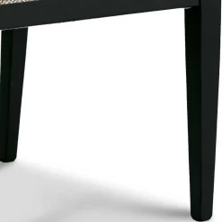 Armlehnenstuhl in Beige und Schwarz - Cadona