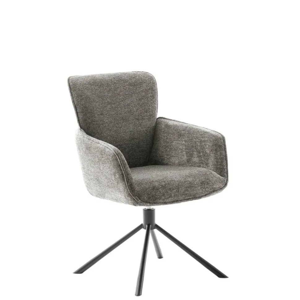 Armlehnenstuhl in Cappuccino - Velicita (2er Set)