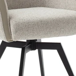 Armlehnenstuhl mit Taschenfederkern - Emrucon (2er Set)