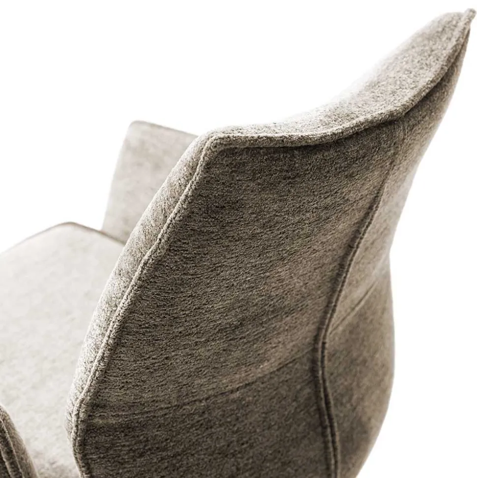 Armlehnenstuhl mit Taschenfederkern - Joycelina (2er Set)