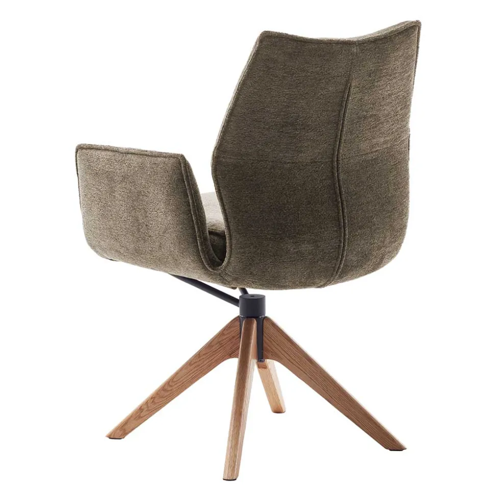 Armlehnenstuhl mit Taschenfederkern - Joycelina (2er Set)