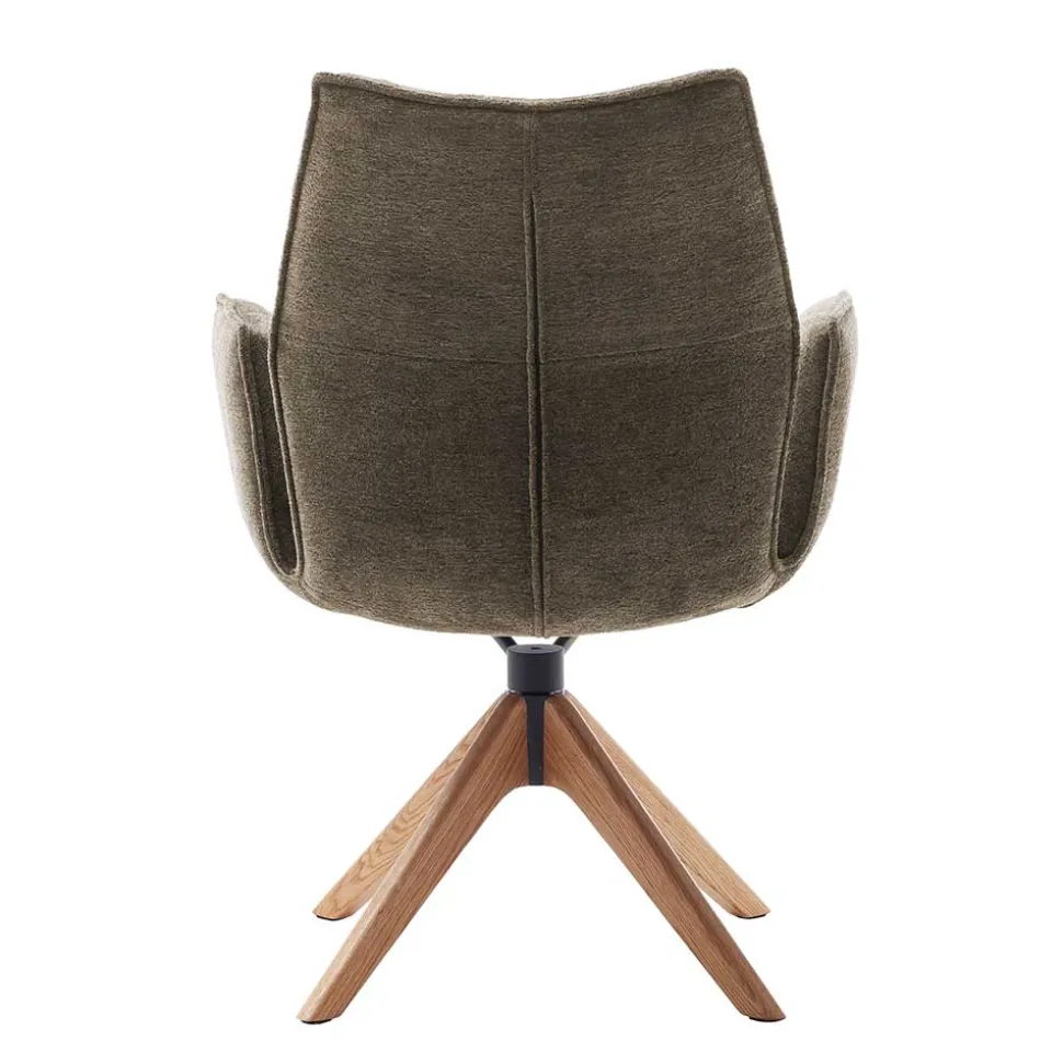 Armlehnenstuhl mit Taschenfederkern - Joycelina (2er Set)