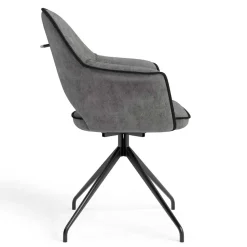 Armlehnenstuhl um 180 Grad drehbar - Watenora (2er Set)