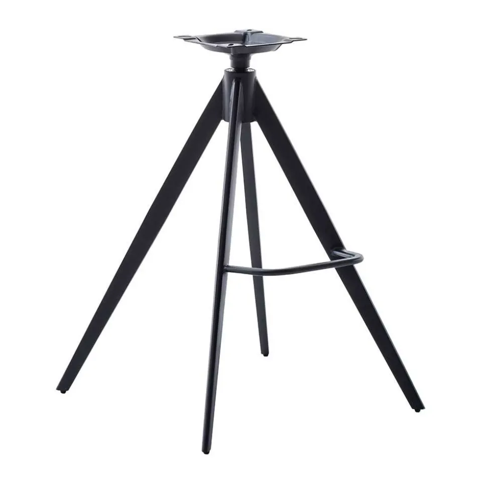 Armlehnen-Tresenstühle aus Echtleder - Delamaro (2er Set)