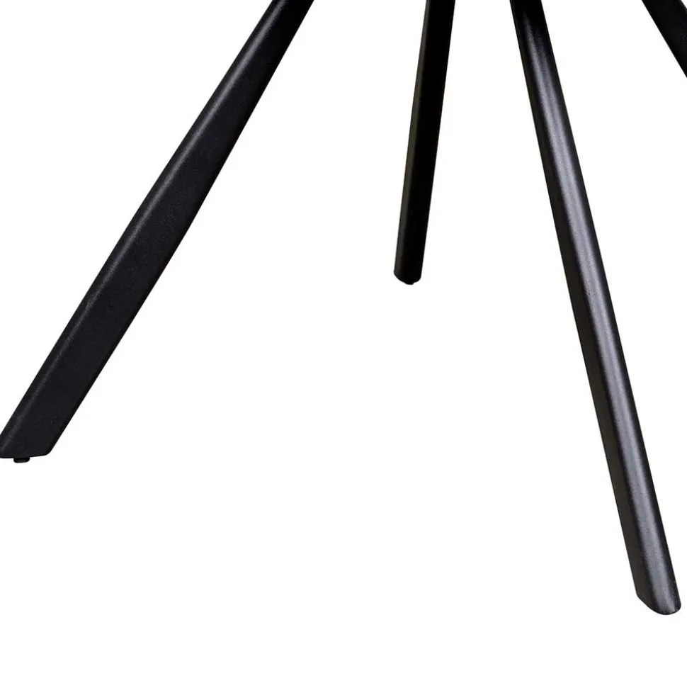 Armlehner Polsterstuhl in Creme Samt - Pape