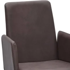 Armlehnstuhl in Dunkelbraun und Wildeiche - Sagavi