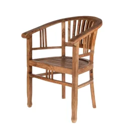 Armlehnstuhl Mangato aus Teak Recyclingholz