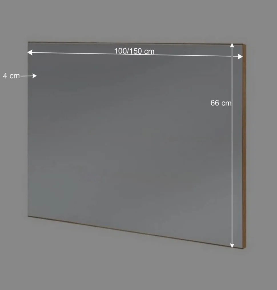 Asteiche Flur Spiegel rechteckig - Sotunes