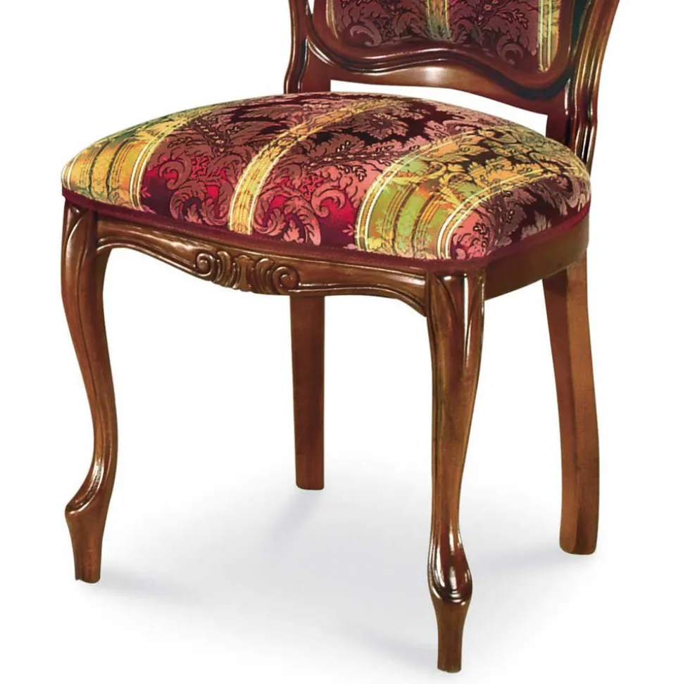 Aufwändig gestalteter Esstischstuhl Magari im Barock Stil