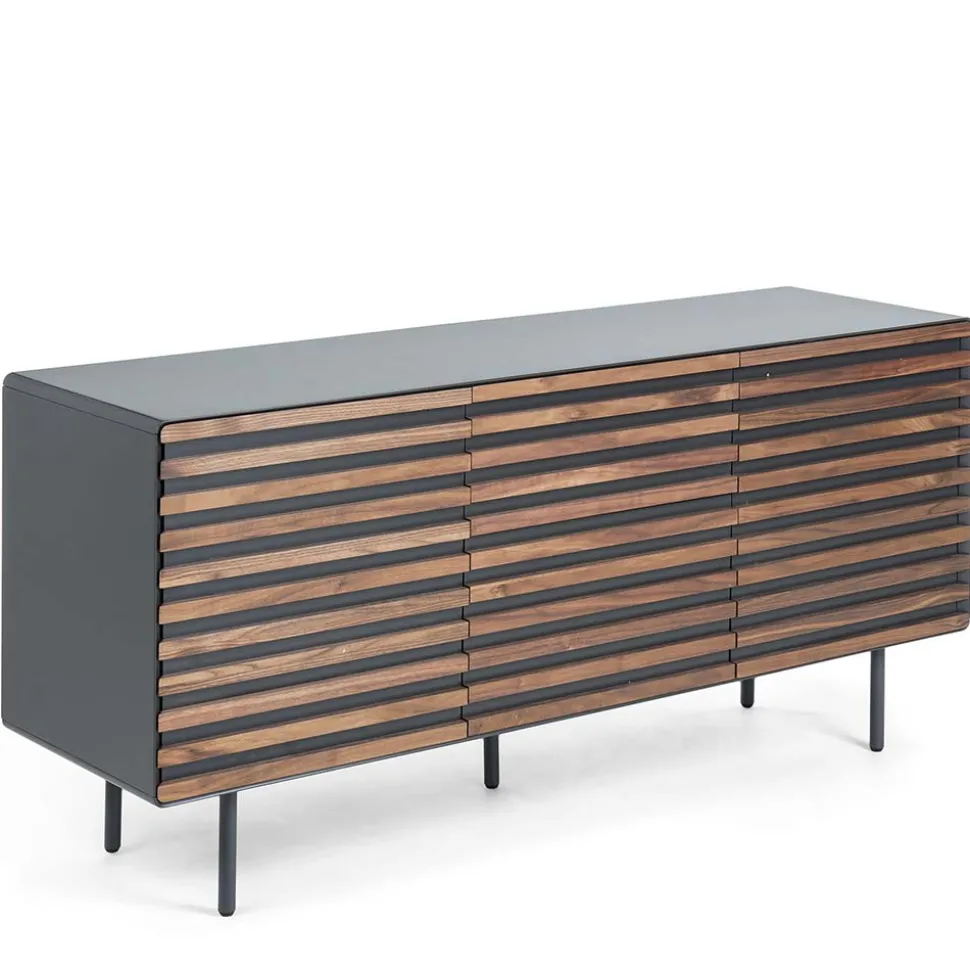 Ausgefallenes Sideboard Trupea mit Streifen Front