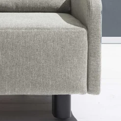 Ausklappbare Stoffcouch in Beige - Bondio