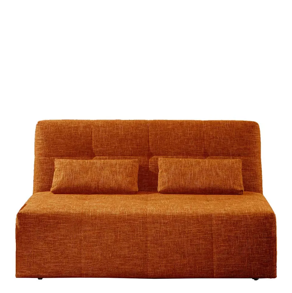 Ausklappbares Sofa in Orange - Matrona