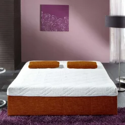 Ausklappbares Sofa in Orange - Matrona