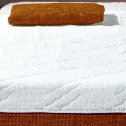 Ausklappbares Sofa in Orange - Matrona