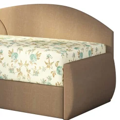 Ausziehbare Recamiere mit mehrfarbigem Blumenmuster - Laci