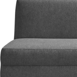 Ausziehsofa in Anthrazit Stoffbezug - Gilverny