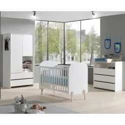 Babyzimmer Einrichtung Möbelset - Mauricia (dreiteilig)