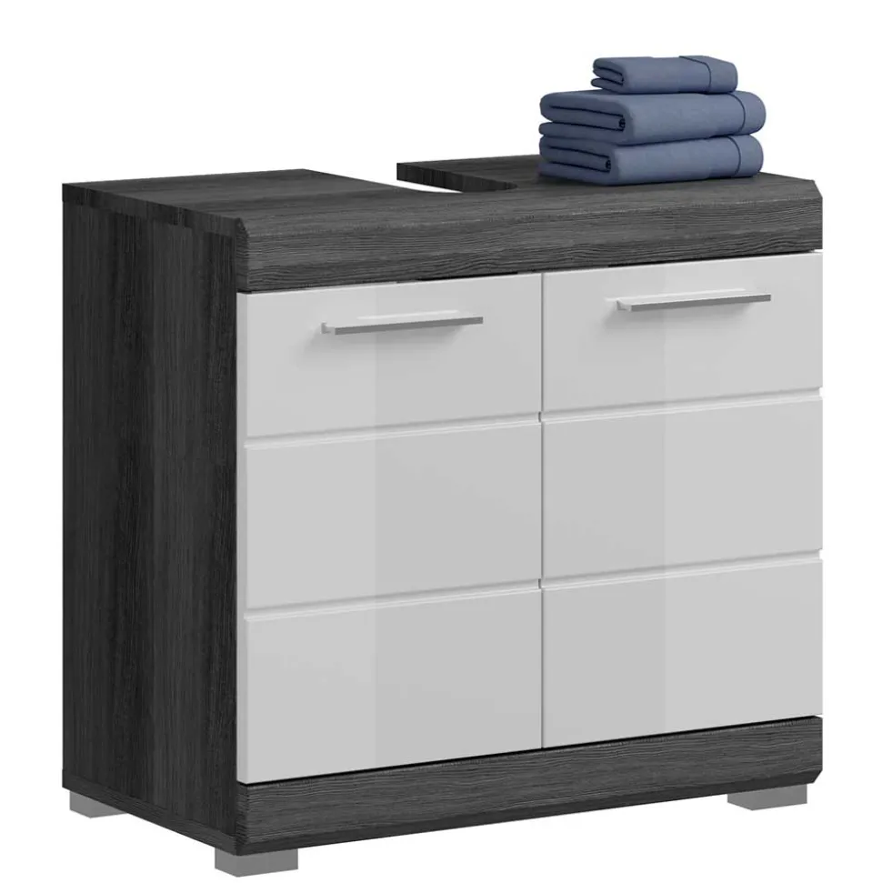 Bad Beckenschrank & Spiegelschrank - Nancys (zweiteilig)