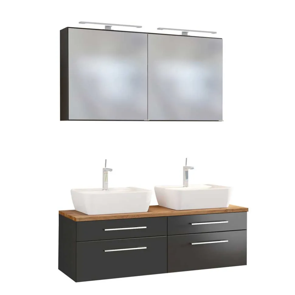 Bad Doppelwaschtisch im Set - Estregos (dreiteilig)