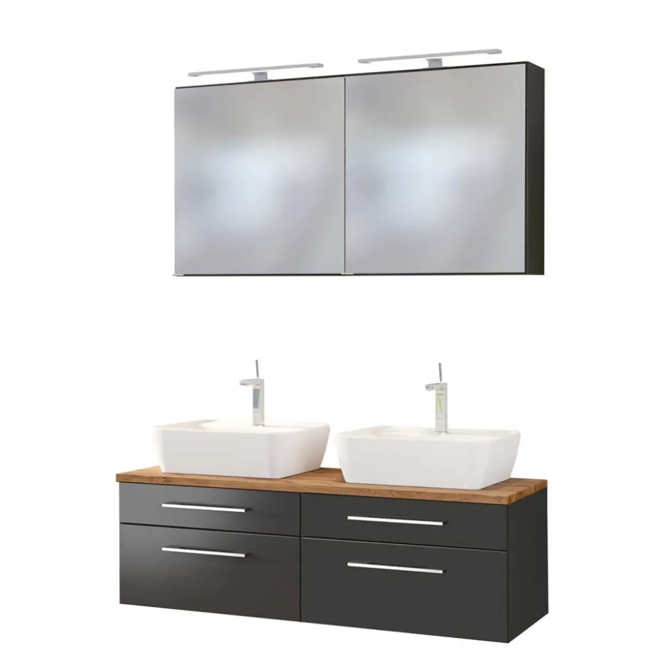 Bad Doppelwaschtisch im Set - Estregos (dreiteilig)