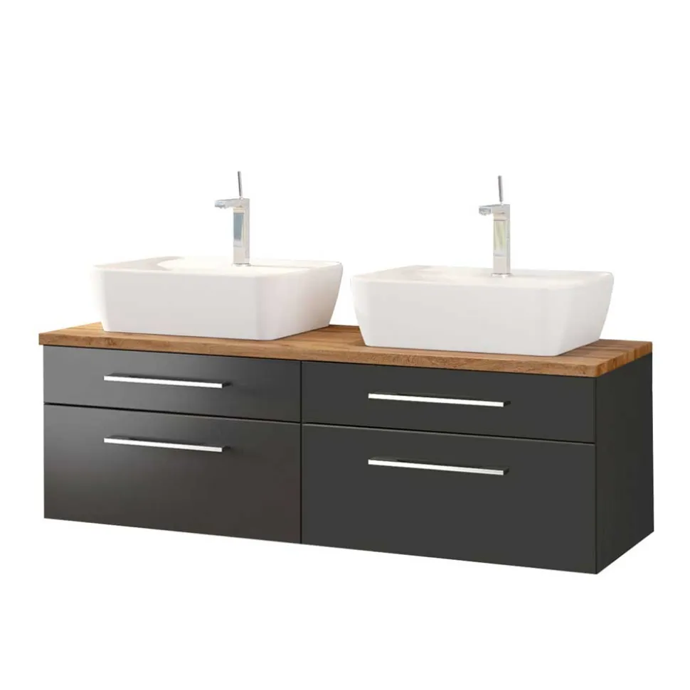 Bad Doppelwaschtisch im Set - Estregos (dreiteilig)