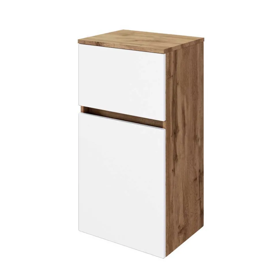 Bad Einrichtung Möbel in Weiß & Wildeiche - Neuvana (vierteilig)