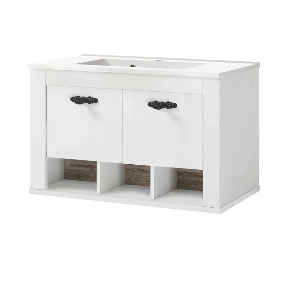 Bad Hänge-Waschtisch im Country Style - Doules