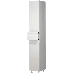 Bad Hochschrank in Weiß modern - Departo