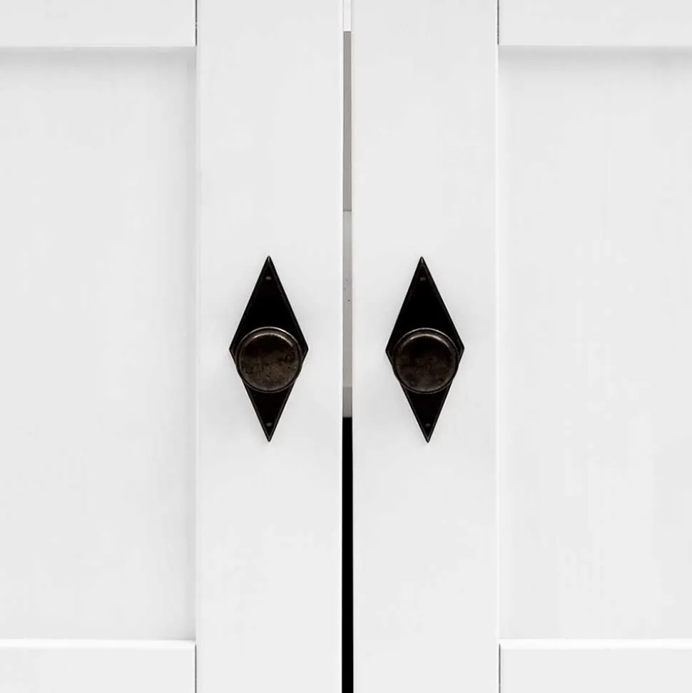 Bad Landhaus Unterbeckenschrank in Weiß - Satumare