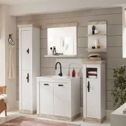 Bad Landhausmöbel Set - Doules (fünfteilig)