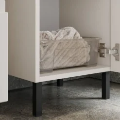 Bad Midischrank in Hellgrau - Dadra