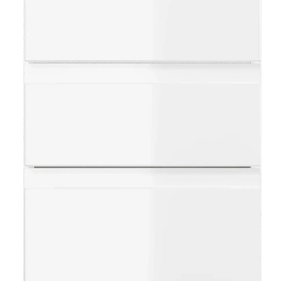 Bad Midischrank in Weiß Hochglanz - Loeesa