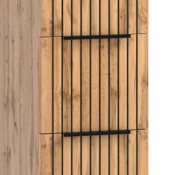 Bad Midi-Schrank mit Schublade - Crystoga