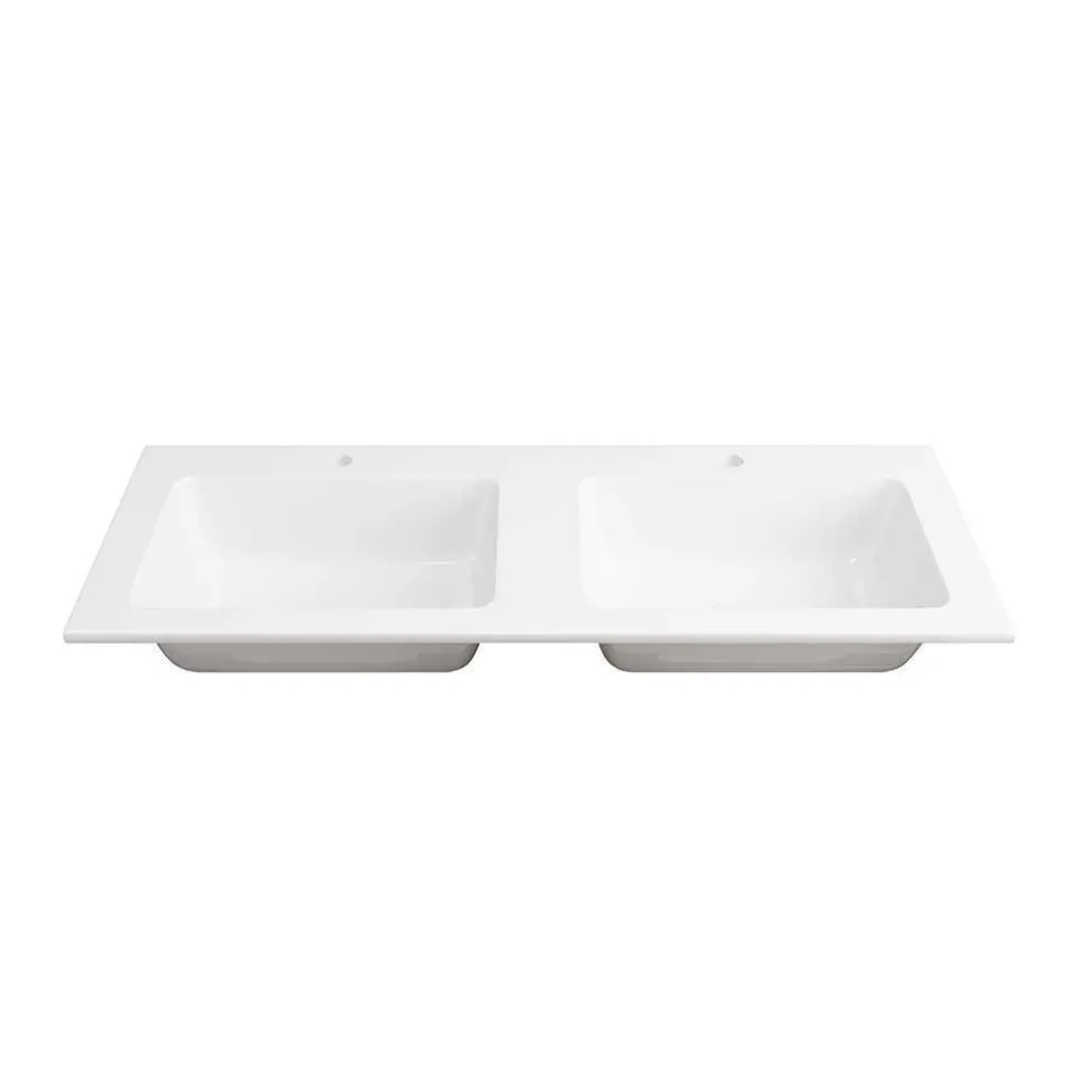 Bad mit Doppel-Waschplatz Möbelset - Ucaida (fünfteilig)