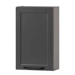 Bad Oberschrank in Dunkelgrau - Novelya